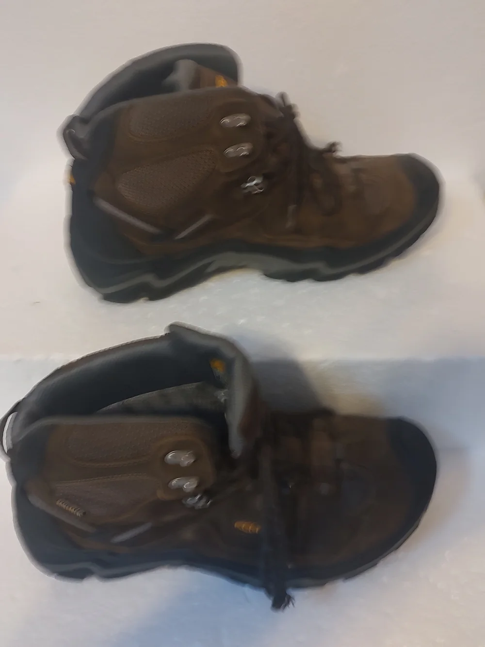 Keen Men's Brown Leather Hiking Boots Waterproof Size 13